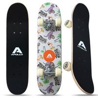 Apollo T-Rex 61 cm Skateboard-Komplettset - bunt