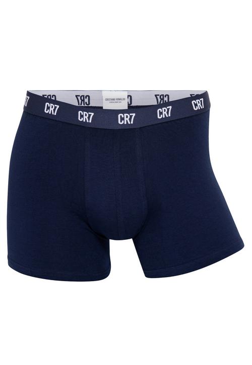 Rückansicht von CR7 Cristiano Ronaldo CR7 Basic Trunk Organic 3-pack Wäscheset Herren White, Black, Grey
