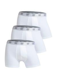 CR7 - Cristiano Ronaldo CR7 Basic, Trunk, 3-pack. W&auml;scheset Herren - wei&szlig;