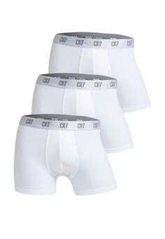 CR7 Cristiano Ronaldo CR7 Basic, Trunk, 3-pack. W&auml;scheset Herren wei&szlig;