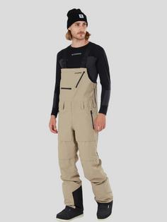 Rückansicht von FUNDANGO Benton 3L Bib Skihose Herren Cashmere