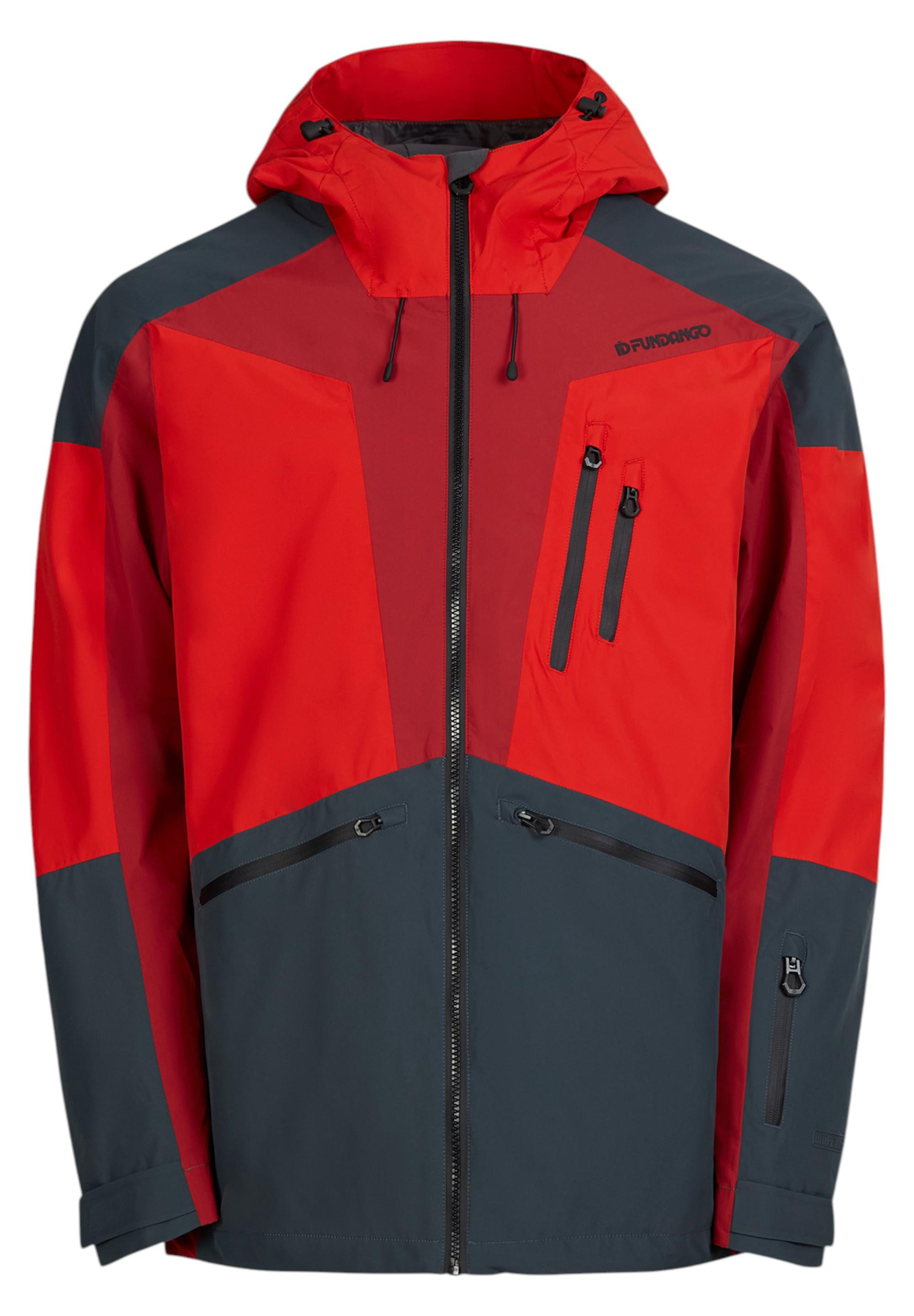 FUNDANGO Rigel ECO 3L Outdoorjacke Herren - blood