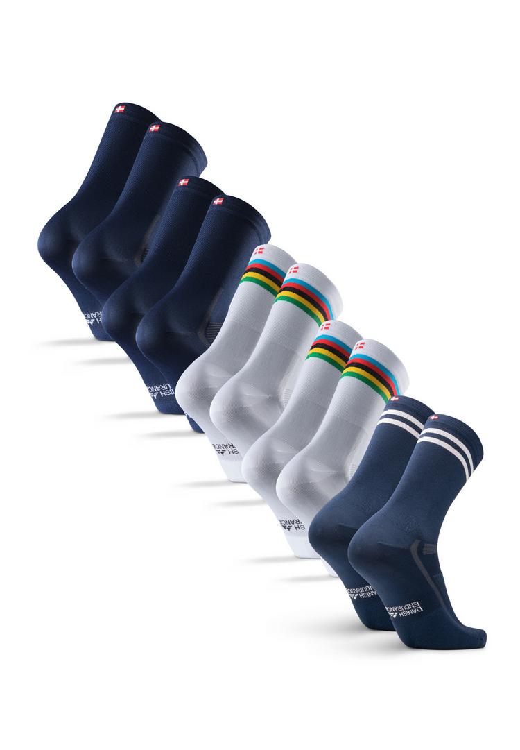 DANISH ENDURANCE DANISH ENDURANCE long cycling Socken - navy white stripes navy stripes - 0 | SportScheck