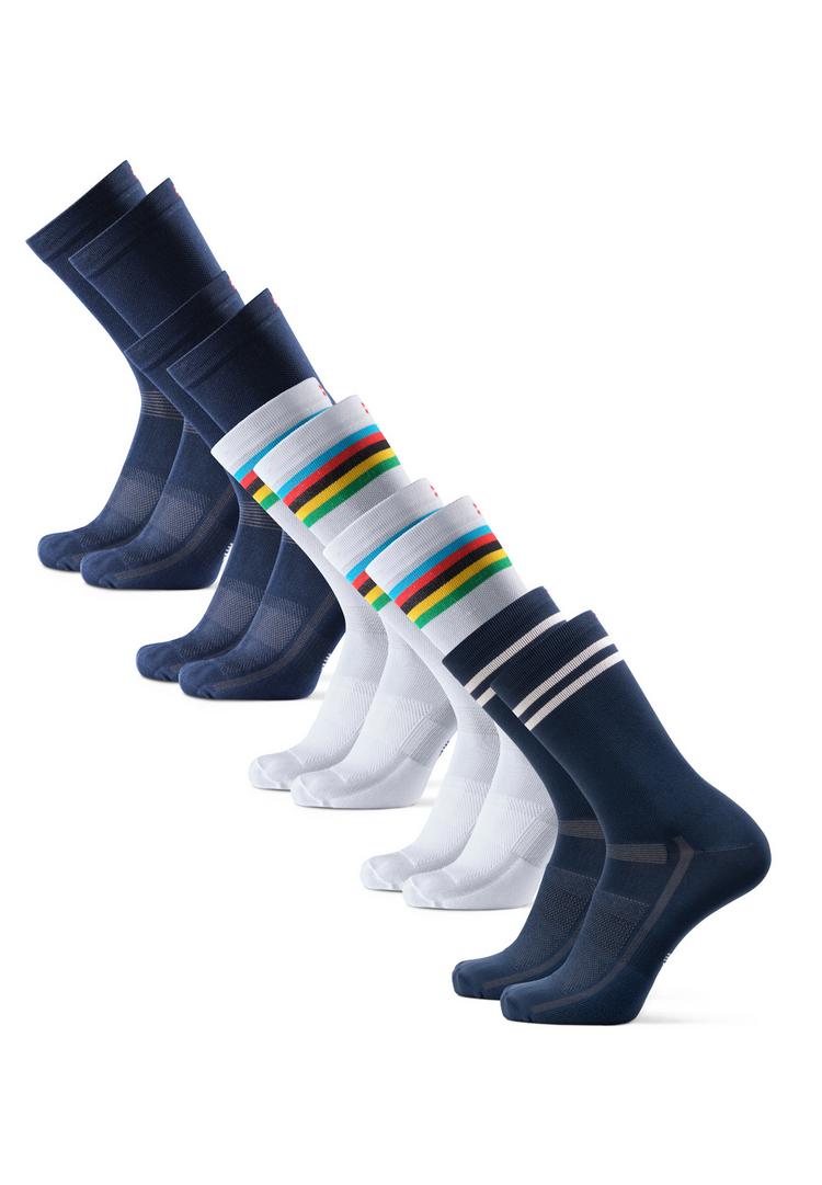 DANISH ENDURANCE DANISH ENDURANCE long cycling Socken - navy white stripes navy stripes - 0 | SportScheck
