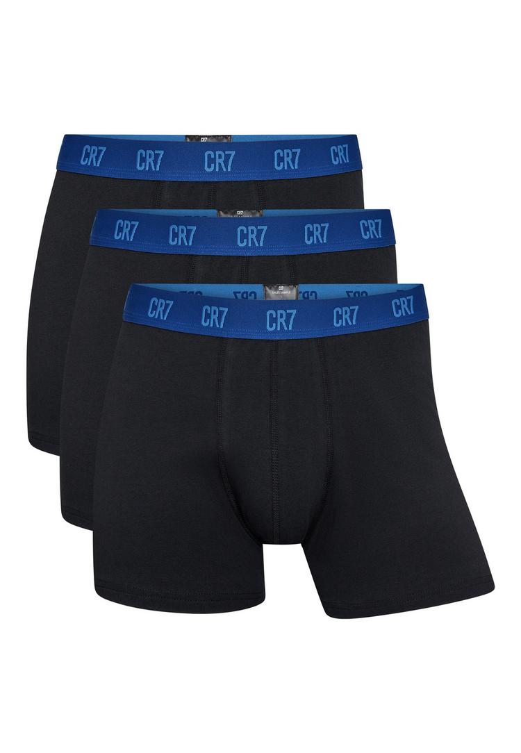 CR7 - Cristiano Ronaldo CR7 - Cristiano Ronaldo CR7 Basic, Trunk, 3-pack. W&auml;scheset Herren - blue, black - 0 | SportScheck