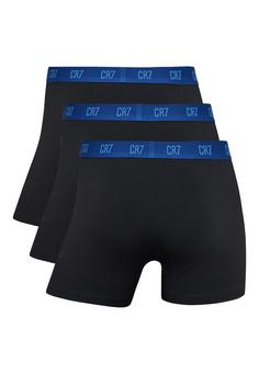 Rückansicht von CR7 Cristiano Ronaldo CR7 Basic, Trunk, 3-pack. Wäscheset Herren blue, black