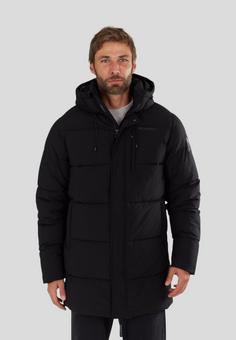 Rückansicht von FUNDANGO Arctic Puffer Winterjacke Herren schwarz