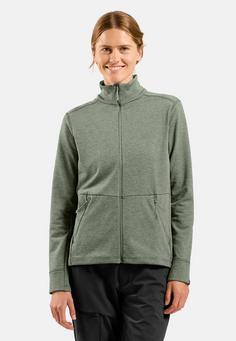 Rückansicht von Odlo Fleecejacke Damen shadow melange(11003)