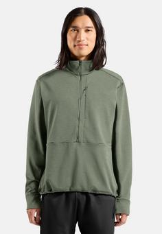 Rückansicht von Odlo Fleecepullover Herren shadow melange(11003)