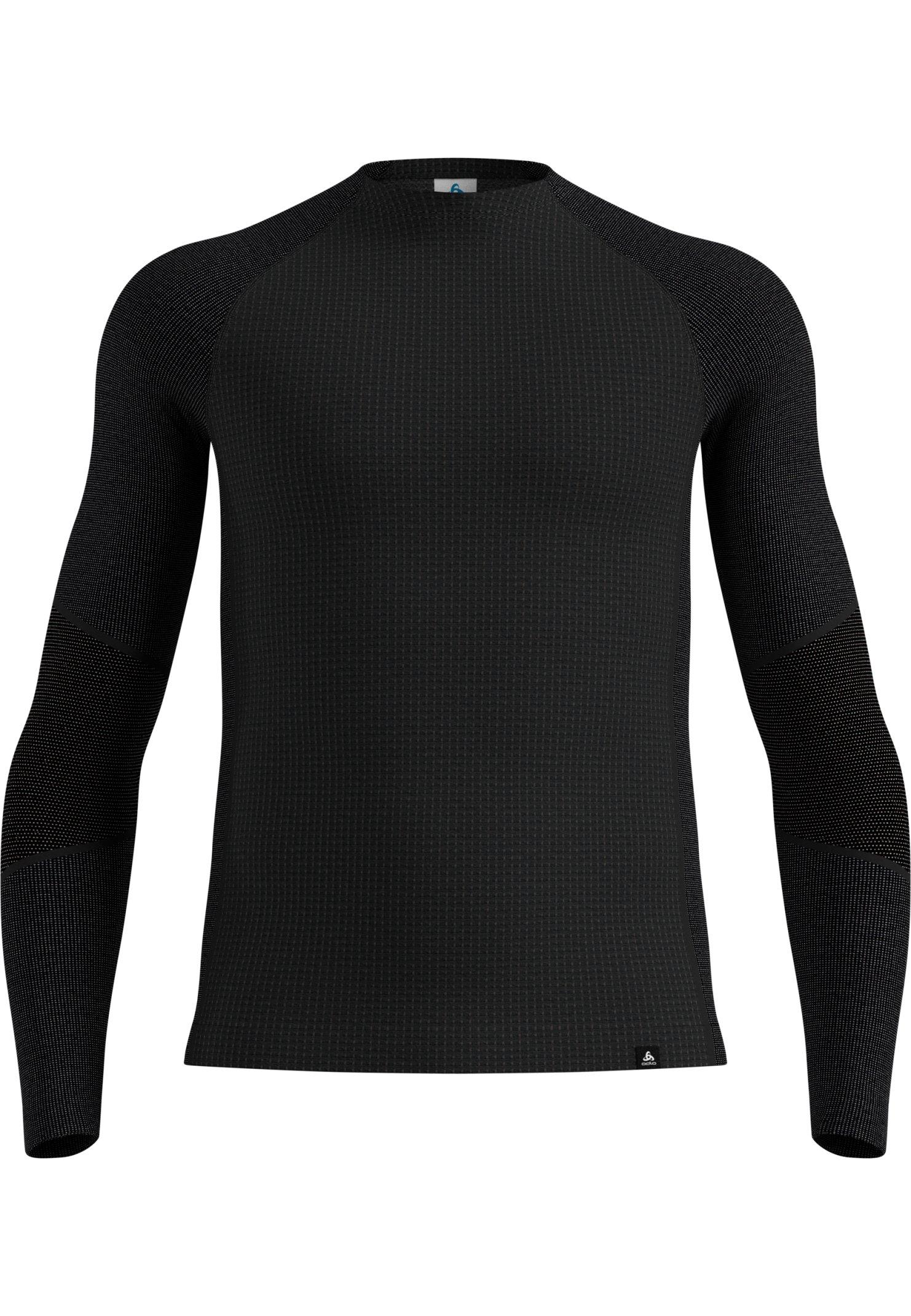Odlo SEAMLESS PERFORMANCE WOOL Funktionsshirt Herren - black(15000)