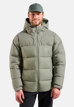 Rückansicht von Odlo DOWN HOODED Daunenjacke Herren shadow(10876)