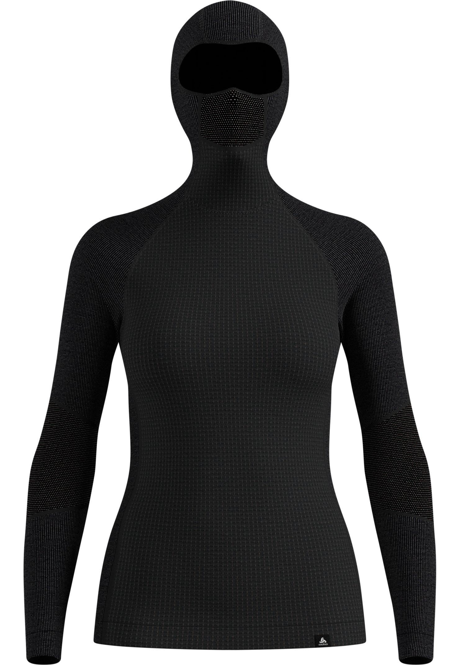 Odlo SEAMLESS PERFORMANCE WOOL Funktionsshirt Damen - black(15000)