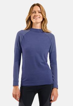 Rückansicht von Odlo Funktionsshirt Damen Skipper Blue(21119)