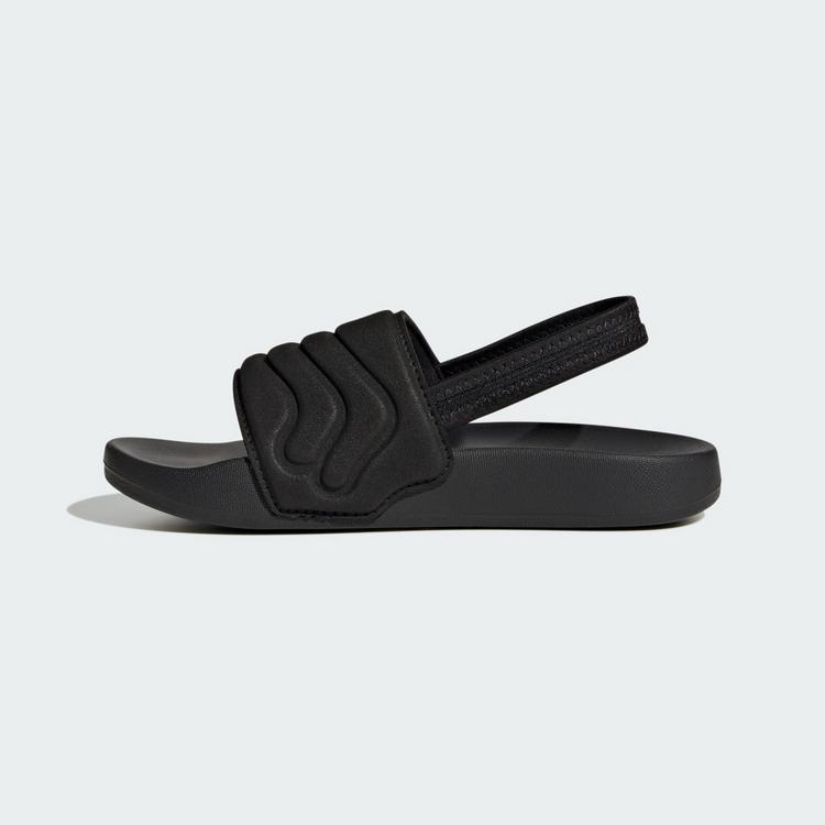 adidas adidas ADILETTE ESTRAP 2.0 KIDS BADESCHLAPPEN Sandalen Kinder - Core Black / Cloud White / Core Black - 5 | SportScheck