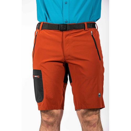 Rückansicht von Maul Sport Bermuda Doldenhorn II elastic Funktionsshorts Herren Dunkelorange511