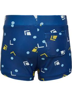 Rückansicht von hummel hmlBEACH SWIM SHORTS Badeshorts Kinder NAVY PEONY
