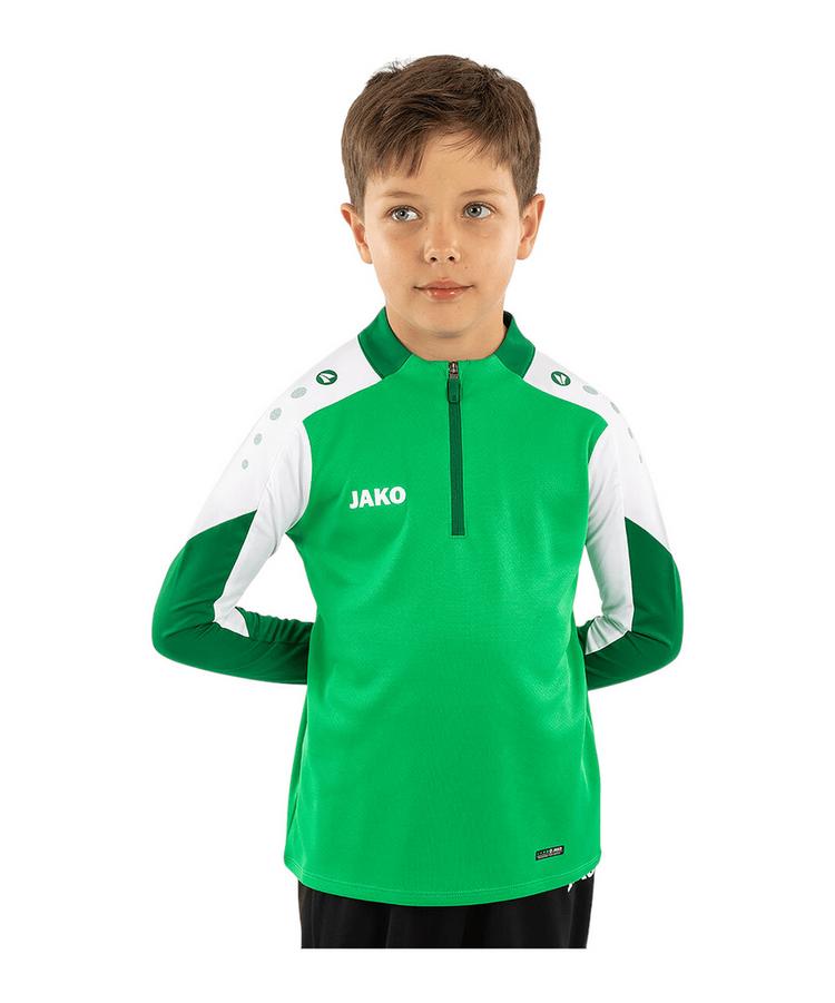 JAKO JAKO Dynamic Ziptop Sweatshirt Kids Funktionssweatshirt Kinder - gruen - 2 | SportScheck