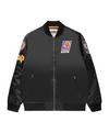 Mitchell & Ness NBA Phoenix Suns Satin Bomber Jacke Sweatjacke Herren - schwarz