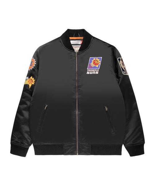 Mitchell & Ness NBA Phoenix Suns Satin Bomber Jacke Sweatjacke Herren
