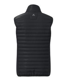 Rückansicht von Erima CMPT Puffer Weste Trainingsjacke Herren schwarz