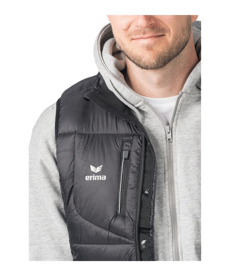 Erima Erima CMPT Puffer Weste Sweatjacke Herren - schwarz - 3 | SportScheck