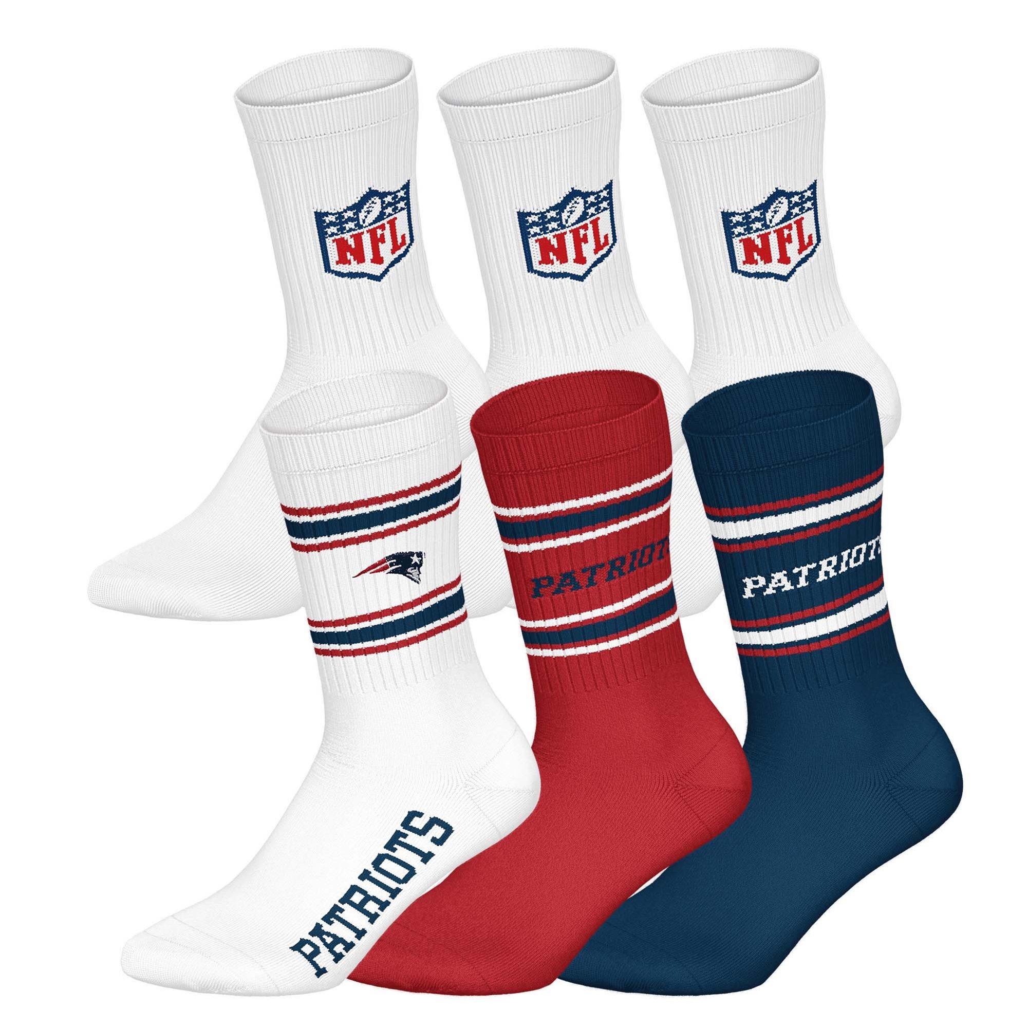 NFL Socken Socken - New England Patriots/Wei&szlig;