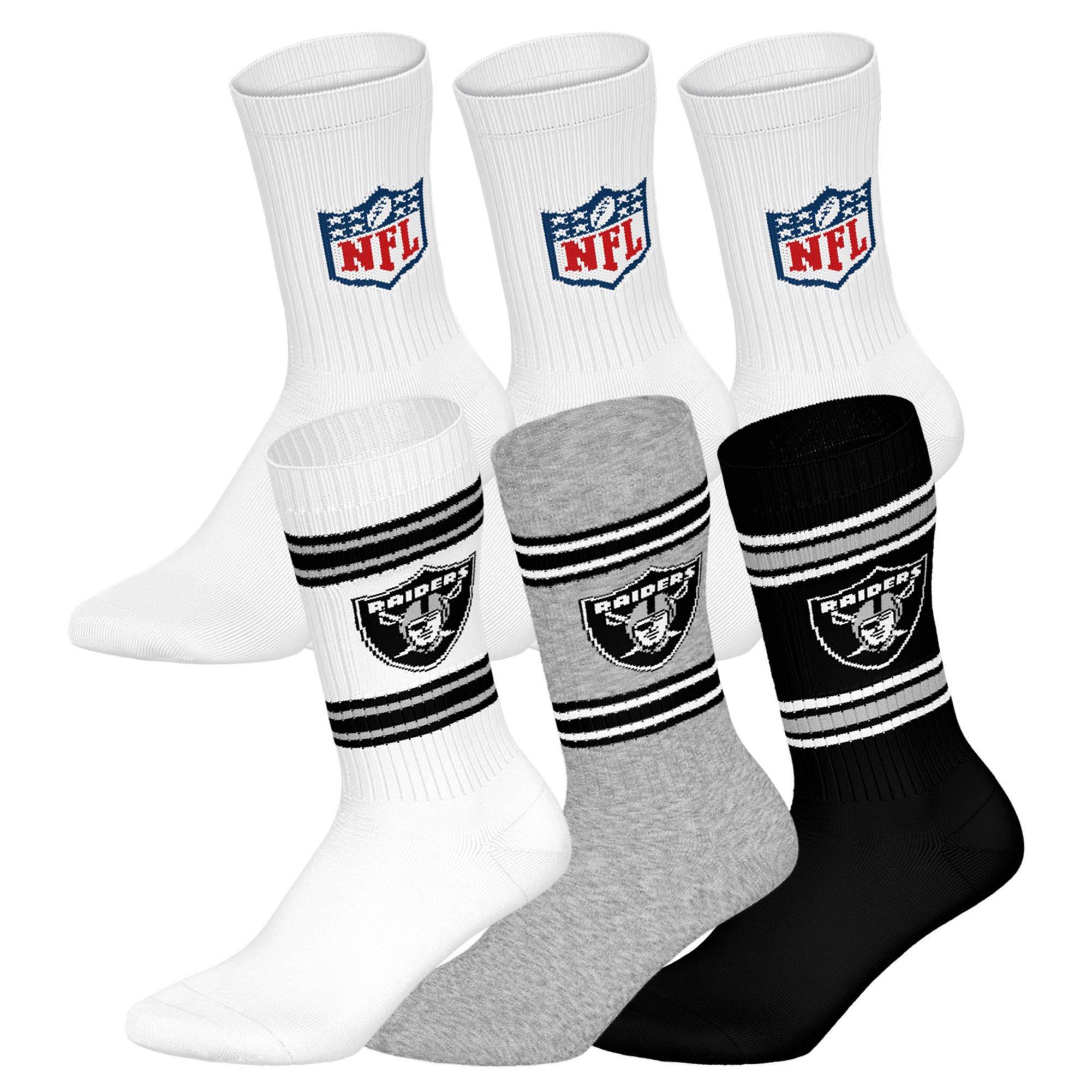 NFL Socken Socken - Las Vegas Raiders/Wei&szlig;