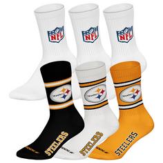 NFL Socken Freizeitsocken Pittsburgh Steelers/Weiß