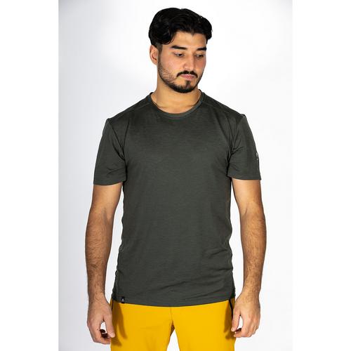 Rückansicht von Maul Sport Strahlhorn II fresh Funktionsshirt Herren Tannengrün