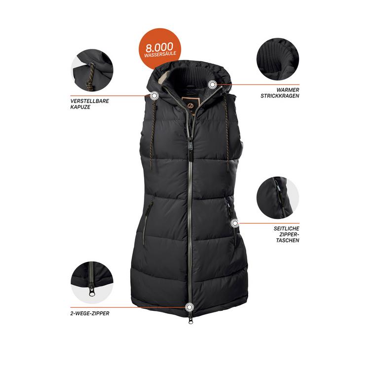 G.I.G.A. DX by killtec G.I.G.A. DX by killtec GW 30 Outdoorweste Damen - Schwarz - 6 | SportScheck