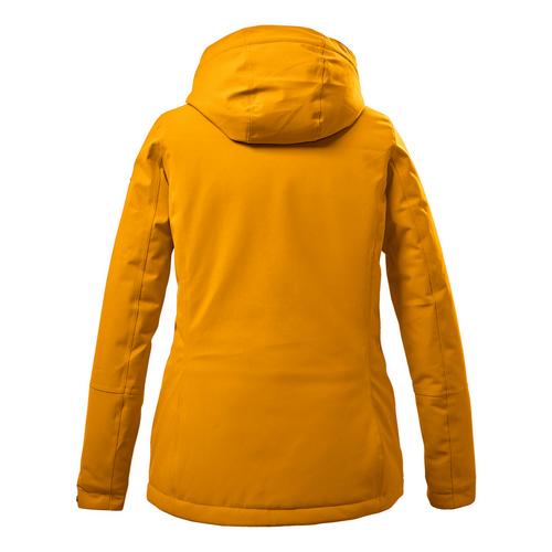 Rückansicht von KILLTEC KOW 140 Softshelljacke Damen Senf