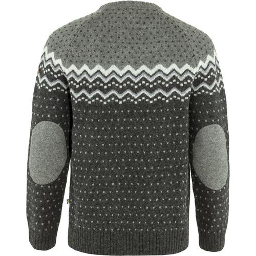 Rückansicht von FJÄLLRÄVEN Övik Knit Langarmshirt Herren Grau