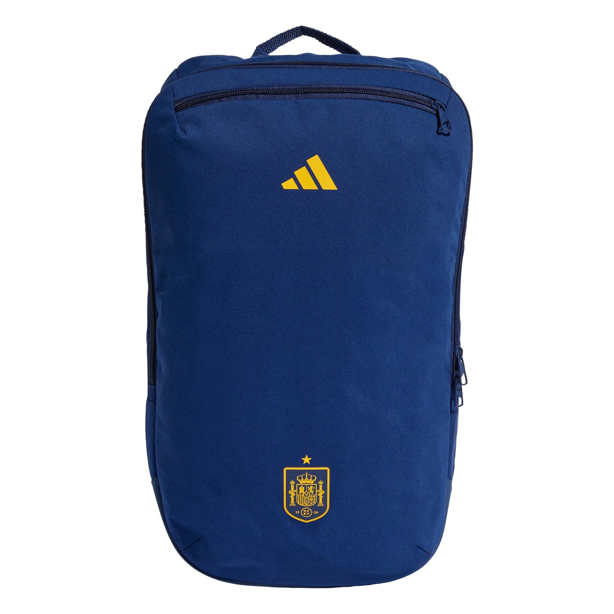 adidas Spanien Fu&szlig;ball Rucksack Daypack - Dark Blue / Crew Yellow