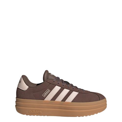 Rückansicht von adidas VL Court Bold Schuh Sneaker Damen Earth Strata / Wonder Quartz / Gum