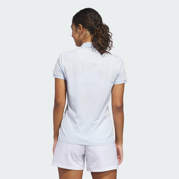 adidas adidas Ultimate365 Tour Twistknit Poloshirt Funktionsshirt Damen - Crystal Sky - 1 | SportScheck