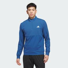 Rückansicht von adidas Ultimate365 Tour Quarter-Zip Pullover Sweatshirt Herren Dusky Petrol