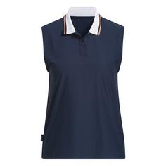 adidas Beyond Twistknit Poloshirt Poloshirt Damen Collegiate Navy / Dusky Orange