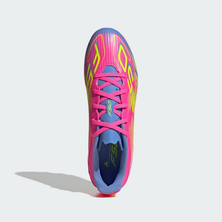 adidas adidas F50 Club FG/MG Fu&szlig;ballschuh Fu&szlig;ballschuhe - Lucid Pink / Lucid Lemon / Blue Fusion - 0 | SportScheck