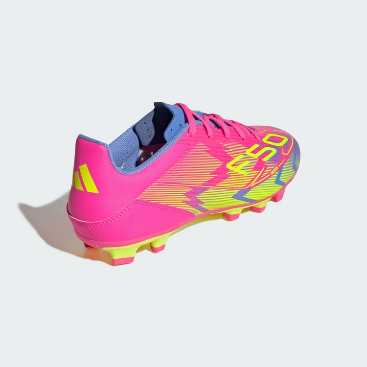 adidas adidas F50 Club FG/MG Fu&szlig;ballschuh Fu&szlig;ballschuhe - Lucid Pink / Lucid Lemon / Blue Fusion - 3 | SportScheck