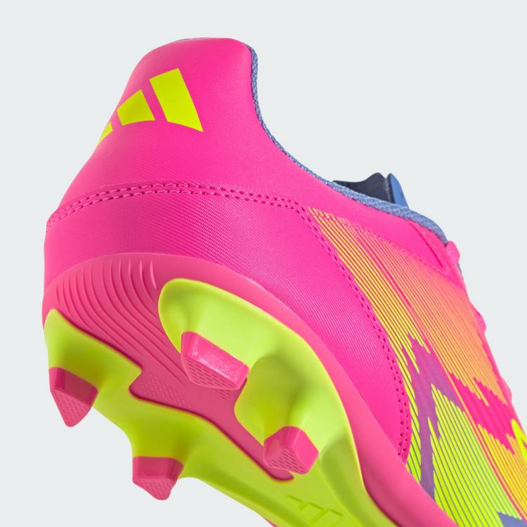 adidas adidas F50 Club FG/MG Fu&szlig;ballschuh Fu&szlig;ballschuhe - Lucid Pink / Lucid Lemon / Blue Fusion - 5 | SportScheck