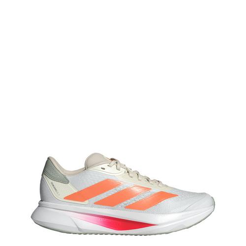 Rückansicht von adidas Duramo SL 2 Laufschuh Laufschuhe Damen Off White / Lucid Orange / Wonder Silver