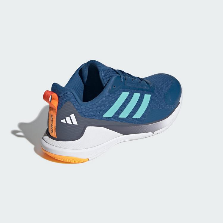 adidas adidas Novaflight 2 Indoor Schuh Hallenschuhe - Dusky Petrol / Flash Aqua / Core Black - 3 | SportScheck