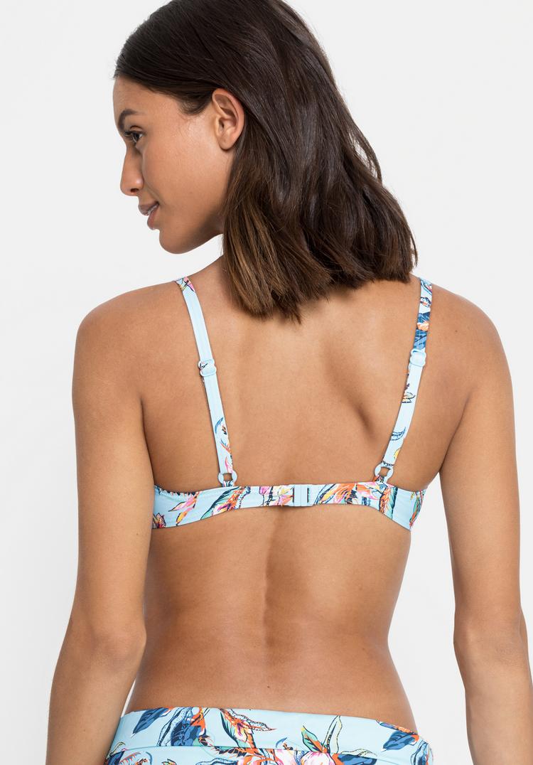Lascana Lascana B&uuml;gel-Bikini-Top Bikini Oberteil Damen - hellblau-bedruckt - 6 | SportScheck