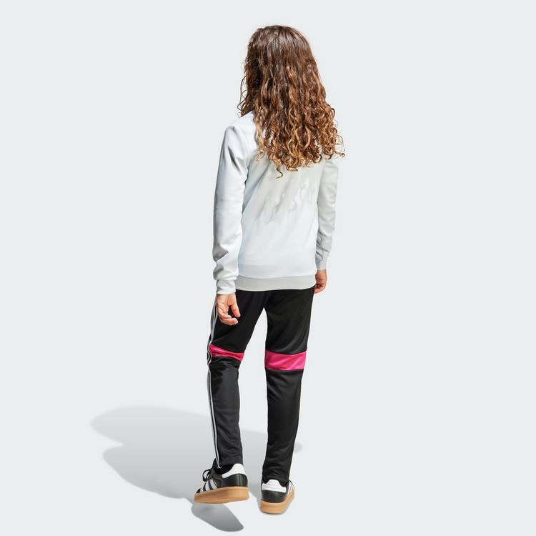 adidas adidas Tiro 25 Essentials Kids Trainingsanzug Trainingsanzug Kinder - Clear Grey / Real Magenta - 1 | SportScheck