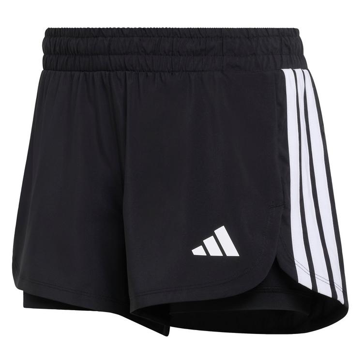 adidas adidas Pacer Workout Woven 2in1 Shorts Funktionsshorts Damen - Black - 0 | SportScheck