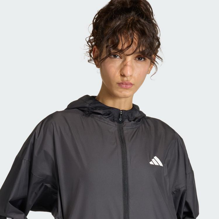 adidas adidas Hyperglam 3-Streifen Windbreaker Windbreaker Damen - Black - 0 | SportScheck