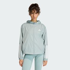 Rückansicht von adidas Hyperglam 3-Streifen Windbreaker Windbreaker Damen Wonder Sage