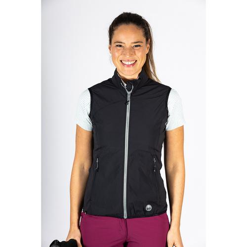 Rückansicht von Maul Sport Piz Ela XT Outdoorweste Damen Anthrazit