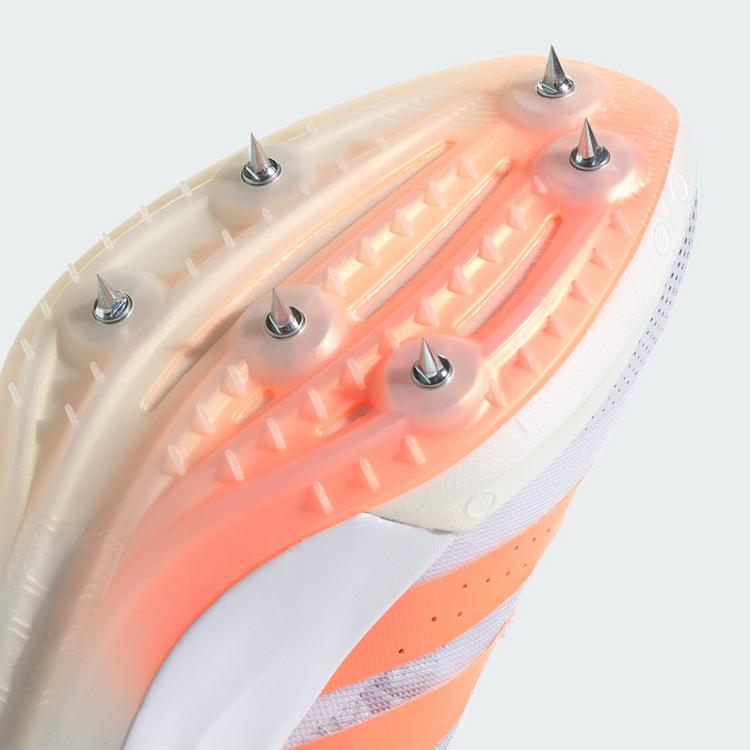 adidas adidas ADIZERO FINESSE Schuh Laufschuhe - Cloud White / Lucid Orange / Lucid Red - 7 | SportScheck