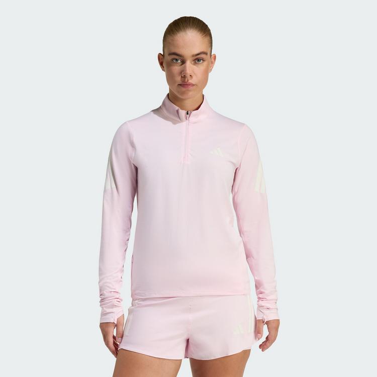adidas adidas adi365 Iconic Running Pullover mit... Langarmshirt Damen - Clear Pink - 0 | SportScheck